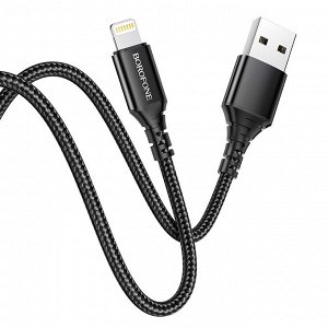 Hoco Зарядный Кабель BOROFONE USB на Lightning BX54 Ultra bright зарядка и передача данных