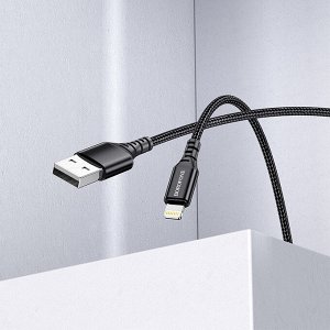 Кабель BOROFONE USB на Apple Lightning BX54 Ultra bright зарядка и передача данных
