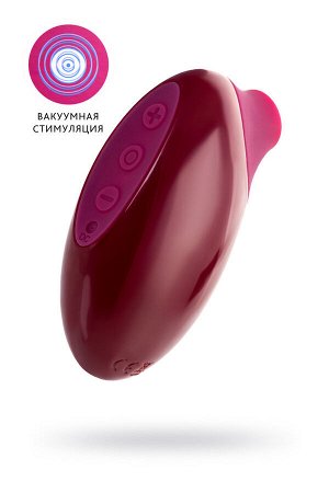 ВАКУУМНЫЙ СТИМУЛЯТОР КЛИТОРА A-TOYS MYRTY, БОРДОВЫЙ, 9,8 СМ