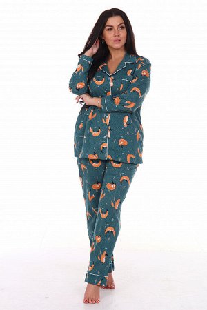 Пижама, домашний костюм Классика 137/лиса