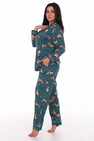 Пижама, домашний костюм Классика 137/лиса