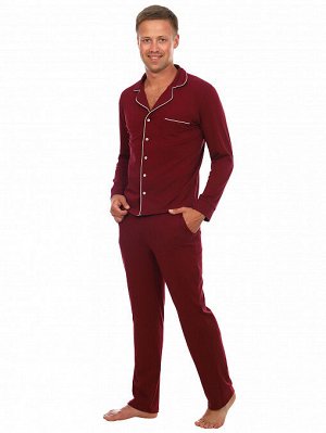 Пижама, домашний костюм Лорд М312/бордо