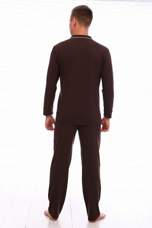 Пижама, домашний костюм Лорд М312/коричневый