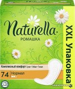 NATURELLA Аромат женские гигиенические прокладки на каждый день Ромашка Нормал 74шт