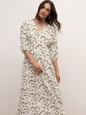 Платье с цветочным принтом PL1142/gradow