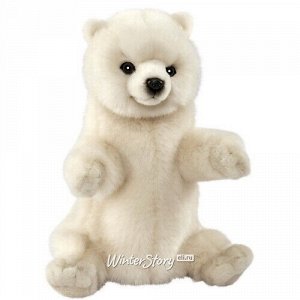Мягкая игрушка - перчатка Белый Медведь 31 см (Hansa Creation)