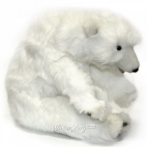 Мягкая игрушка Белый медвежонок спящий 30 см (Hansa Creation)