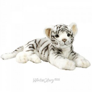 Мягкая игрушка Детеныш белого тигра лежащий 36 см (Hansa Creation)