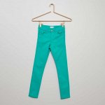 Облегающие брюки - зеленый