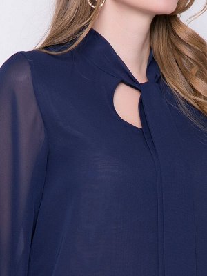 Блуза Сицилия (темно-синяя)