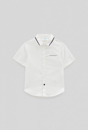 Сорочка верхняя (рубашка) для мальчиков Valente белый