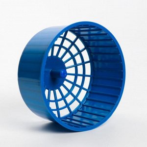 Колесо для грызунов  пластиковое, без подставки, 14,5 см, синее