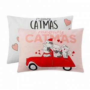 Комплект наволочек «Этель» Catmas, 50x70 см, 2 шт., бязь, хлопок 100%