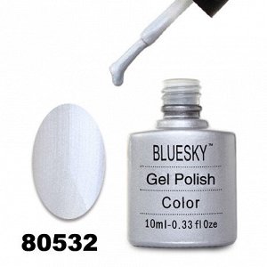 Гель лак Bluesky 80532-Серебрянный-стальной с микроблестками