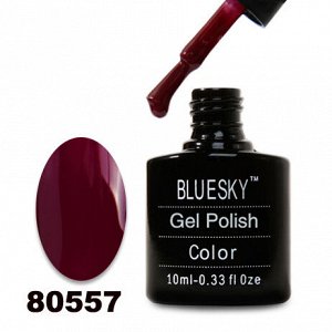 Гель лак Bluesky 80557-Бордовый,плотный