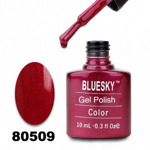 Гель лак Bluesky 80509-Бордовый перламутровый,плотный