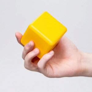Кубики детские, пластиковые, цветные, 20 штук, 6 х 6 см
