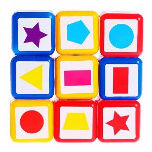 Обучающие кубики «Учим цвета и формы»