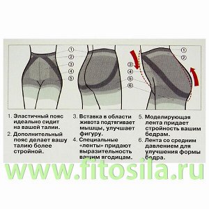 Шорты Lift Up Моделирующие (Бразильский эффект) "Filorosso", 1 класс, размер 4, бежевые, компрессионные, лечебно-профилактические 9801