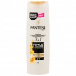 PANTENE Шампунь/бальзам-ополаскиватель/интенсивный уход 3в1 Густые и крепкие 360мл