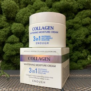 KR/ Enough W COLLAGEN Whitening Premium Cream Крем для лица отбеливающий, 50г