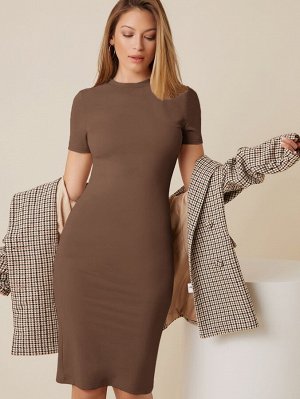 BASICS Облегающее платье с разрезом