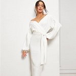 Платья с рукавом — Макси — Elegant