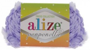 Пряжа Alize Pomponella Ализе Помпонела (8%Полиамид, 92%Акрил,) 100гр. 110м. color:5225(фиолет). арт230881 Пр Турция.