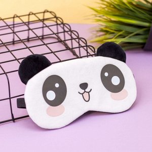 Маска для сна "Anime panda", white
