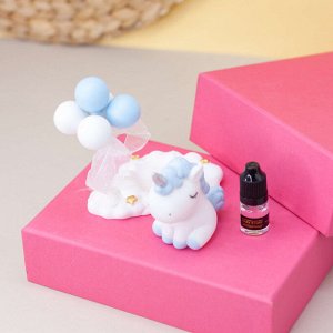 Статуэтка - Ароматизатор "Unicorn with balls", blue