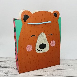 Подарочный пакет "Bear" (24*21*8)