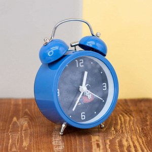 Часы-будильник "Cosmos", blue