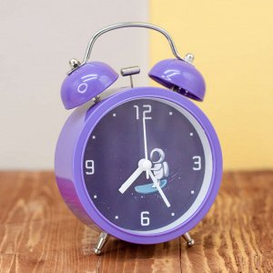 Часы-будильник "Cosmos", purple