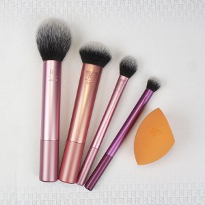 Набор кистей и спонж для макияжа Real Techniques Everyday Essentials