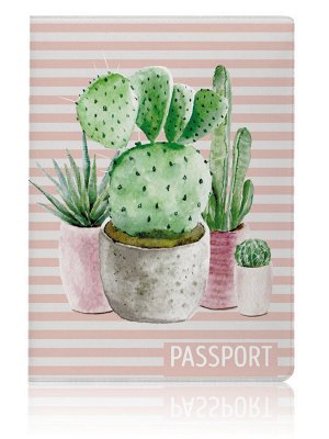 ОБЛОЖКА ДЛЯ ПАСПОРТА Cactus