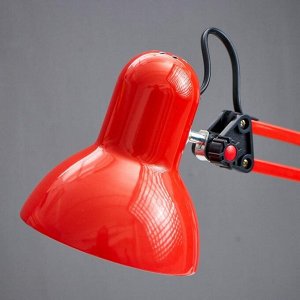Лампа настольная 1х40Вт Е27 красная h-55 см