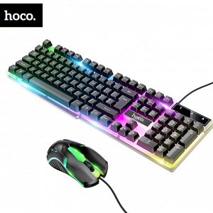 Игровая клавиатура + мышь Hoco Terrific "Русская версия"