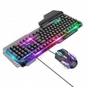Игровая клавиатура + мышь Hoco Light And Shadow "Русская версия"