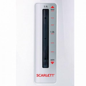 Термопот SCARLETT SC-ET10D12, 2,5 л, 650 Вт, 1 температурный режим, ручной насос, пластик, белый, SC - ET10D12