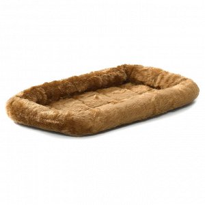 MidWest лежанка Pet Bed меховая 59х48 см коричневая