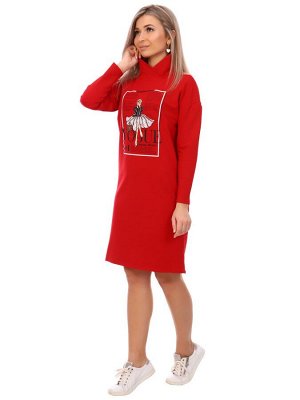 Платье П-023 (Красный)