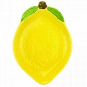 "Лимон" Блюдо фарфоровое 154х214х29мм (Китай)