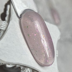 Deluxe Gel - pink opal моделирующий гель с опаловыми хлопьями