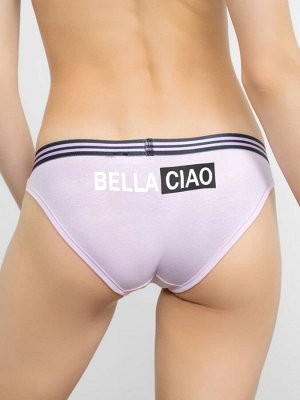 412335 / светло -розовый Bella Ciao +печать
