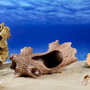 Декорация для аквариума "Коряга", коричневая, 20х10х10 см, микс