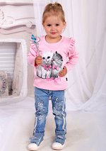 Кофта Света (киски) 3-385в