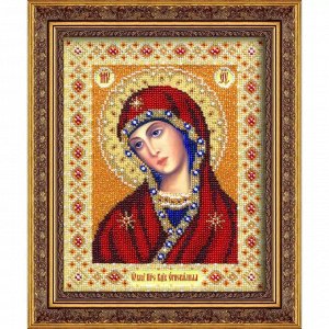 Набор для вышивания бисером Паутинка Б-1025 Пресвятая Богородица Огневидная, 20*25 см