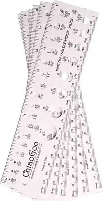 Линейка для определения размера спиц ChiaoGoo до 19 мм (1091-8)