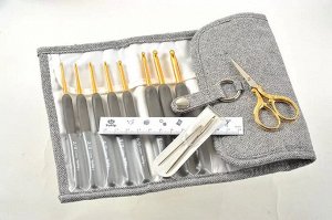 Набор крючков для вязания с ручкой "ETIMO" Tulip TEG-002