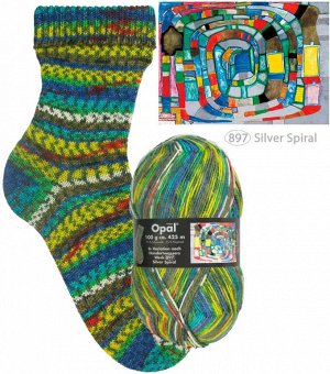 Пряжа Opal Hundertwasser